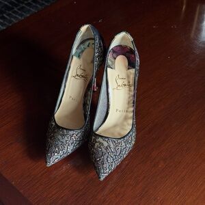 Christian Louboutin Elegant Patterned Heels